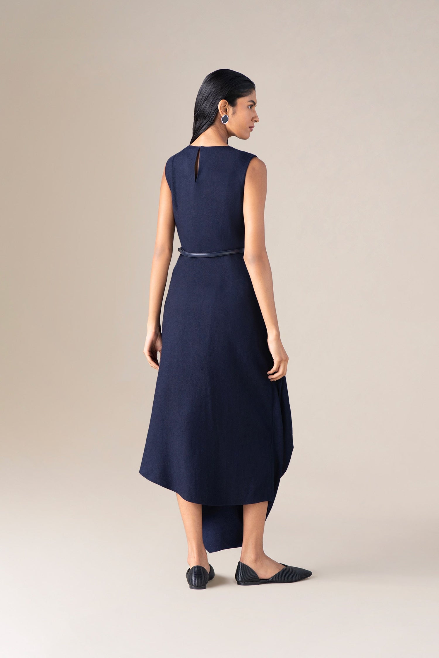  Wool Arzu Dress – Blue