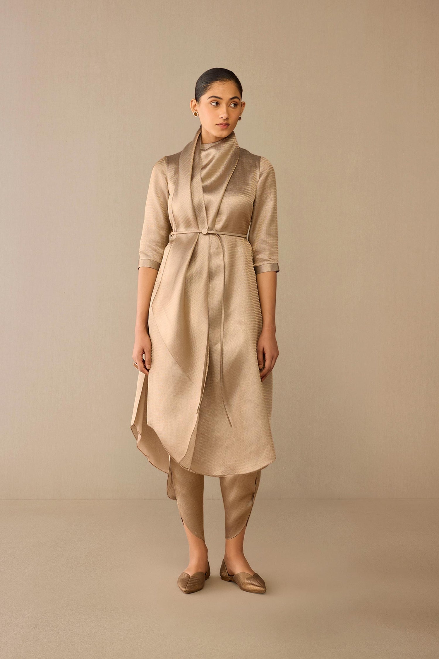  Brocade Avaia Tunic Set – Metallics