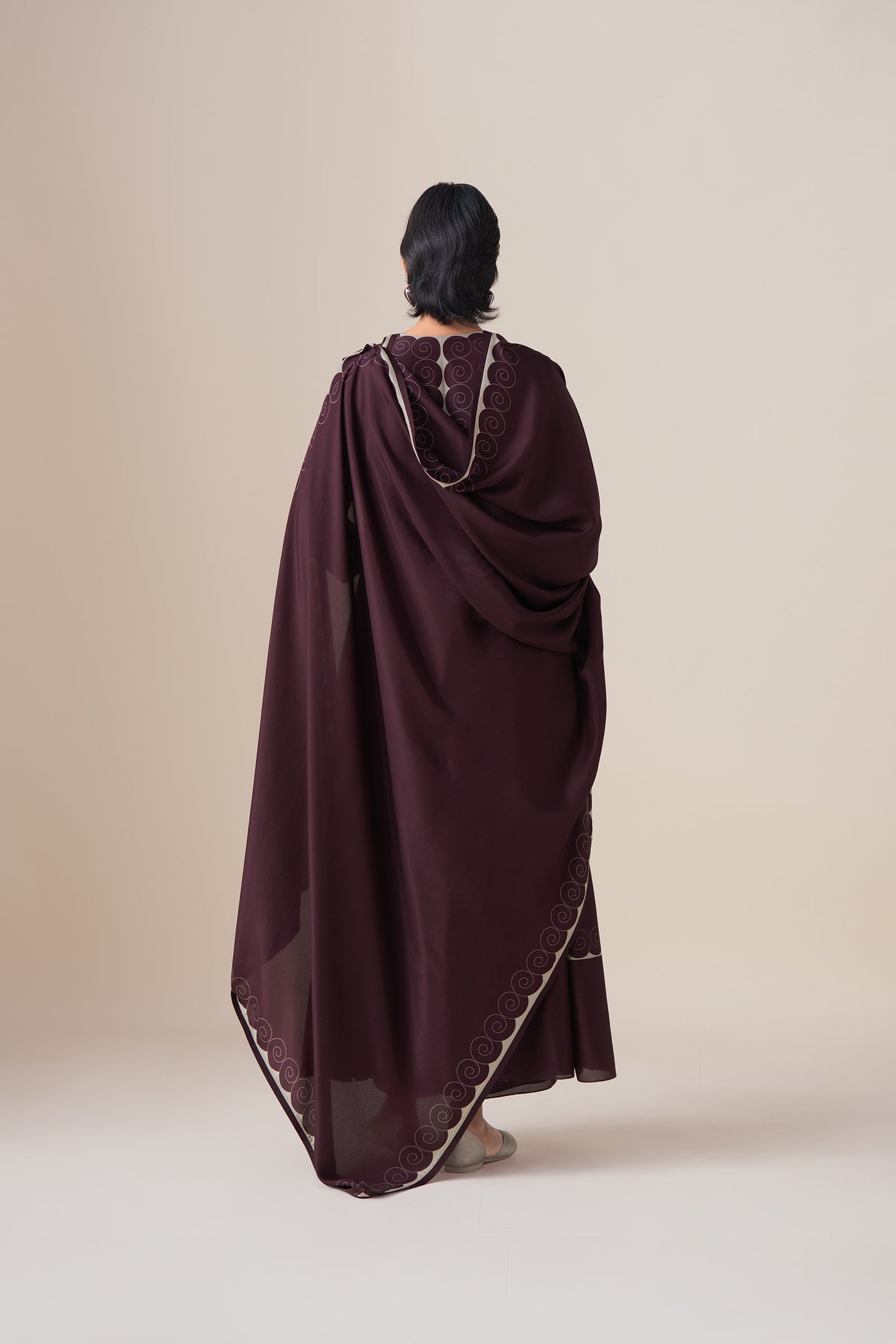  Chanderi Meher Kurta Set – Red