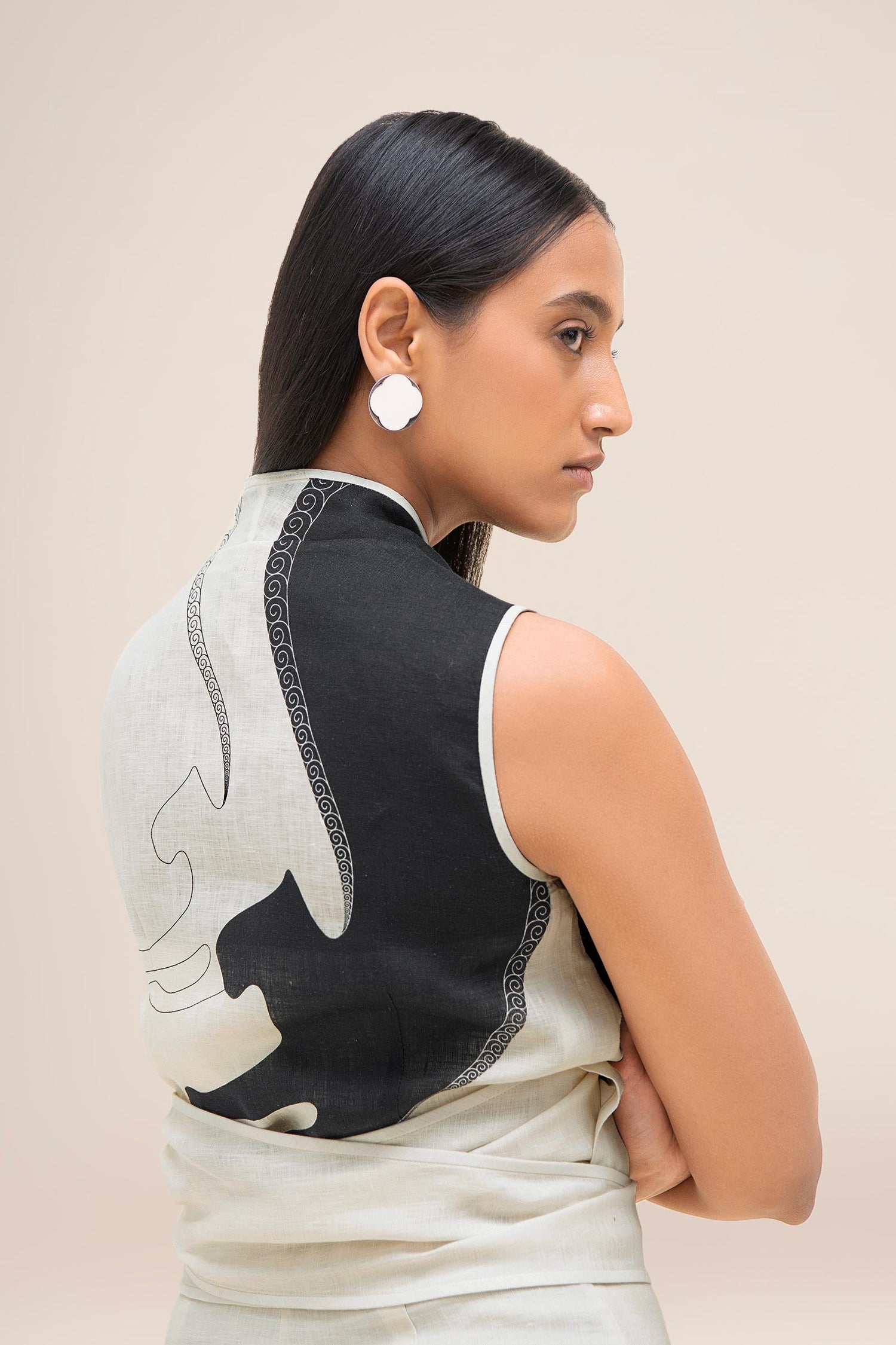  Linen Robin Top Set – Ivory