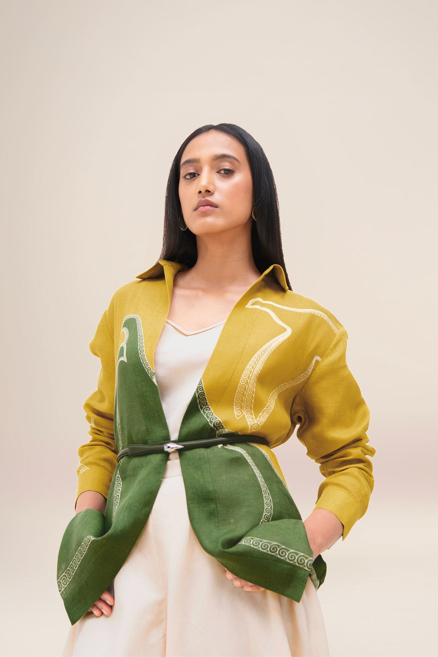  Linen Ardea Shirt – Yellow