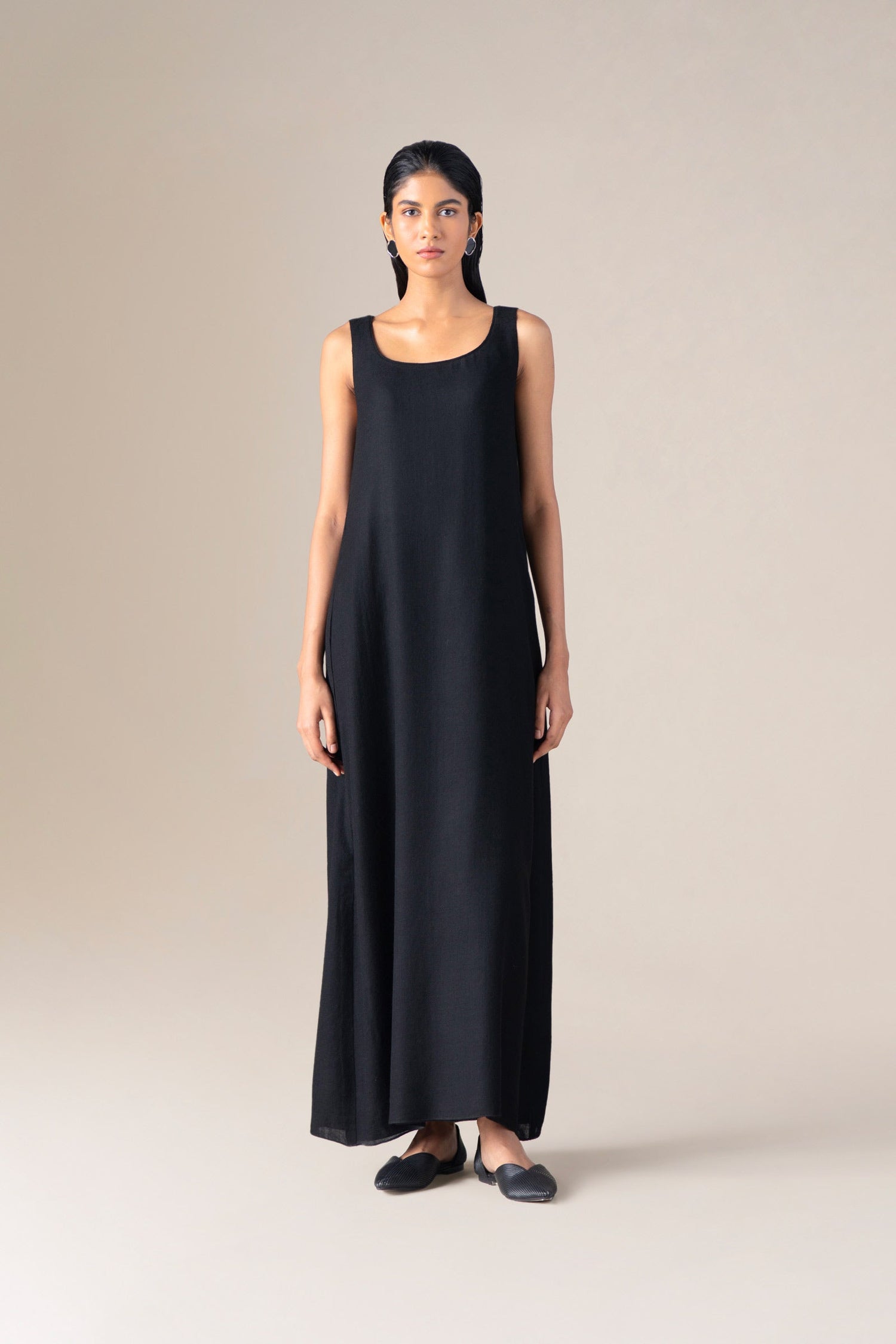  Wool Beira Abaya Set – Black