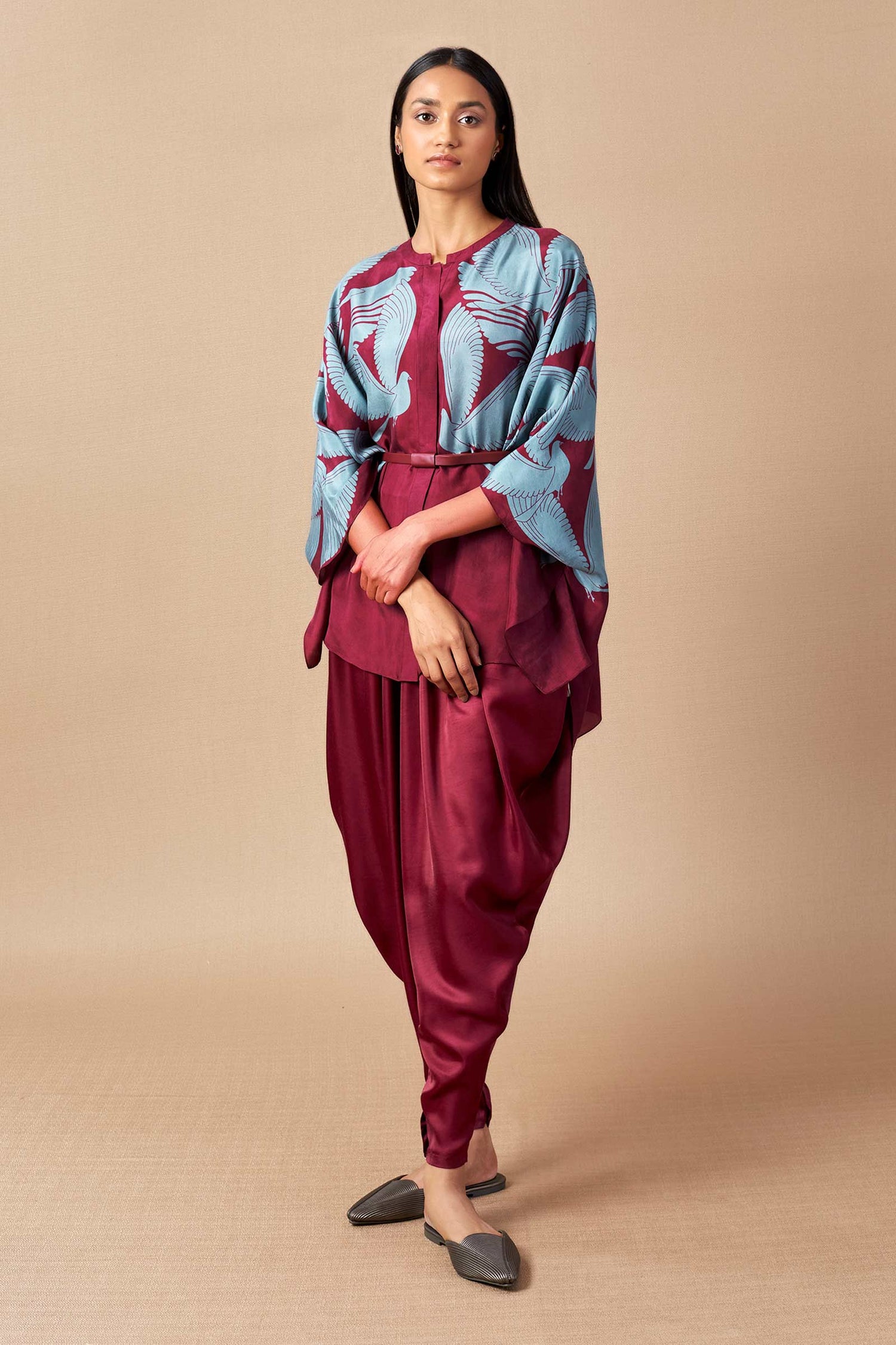  Silk Bulbul Shirt Set – Multicolor