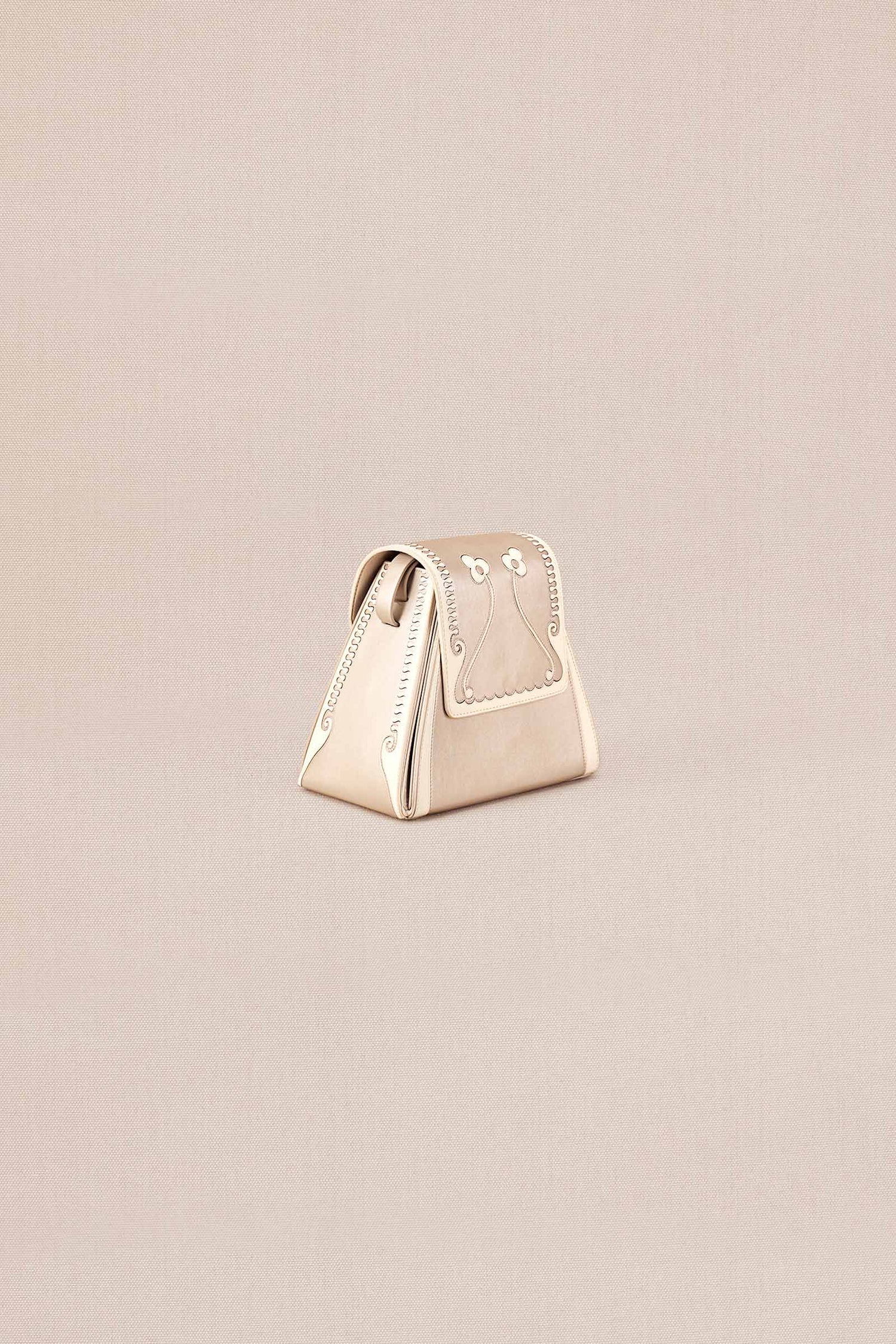  Faux Leather Marham Bucket Bag – Metallics