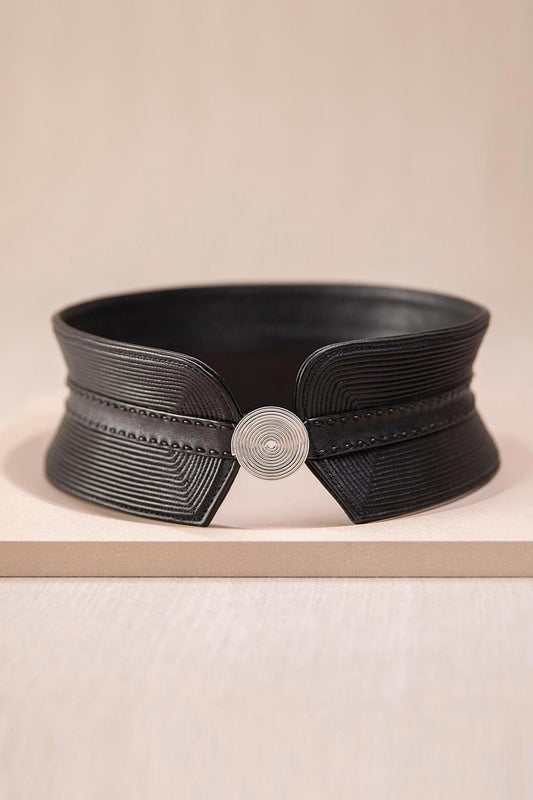Leather Afreen Belt – Black