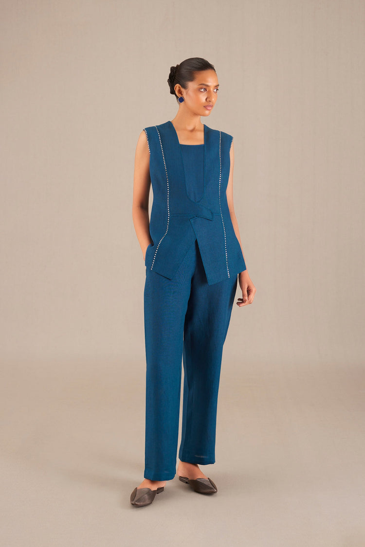 Uzma Waist Coat Set