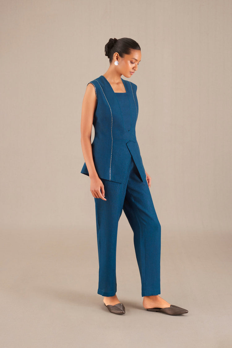Uzma Waist Coat Set