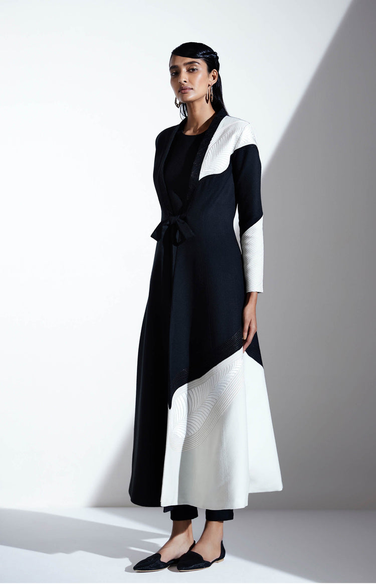 Cemille Midnight Black Jacket in Wool